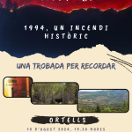 10 d’agost – A 30 anys dels incendis